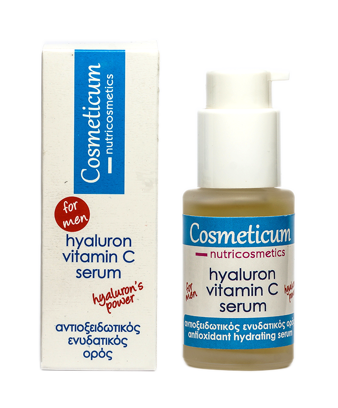 Hyaluron vitamin C serum for men – Cosmeticum